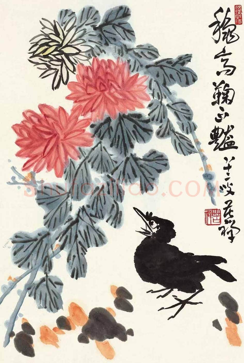 李苦禅笔下的梅兰竹菊 | 书画学堂