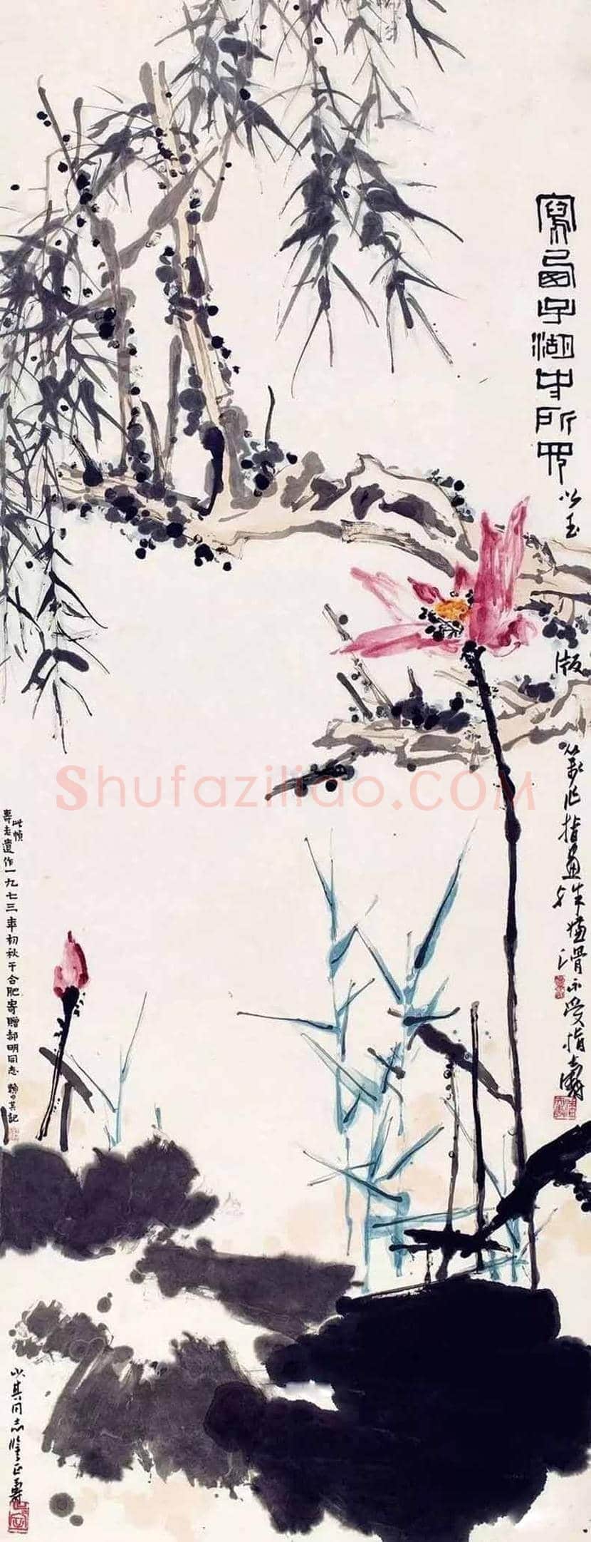 2018年潘天寿作品市场价格，值多少钱一平尺？ | 书画百科