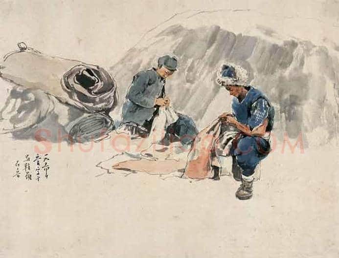 石鲁人物画图赏 | 书画讲解
