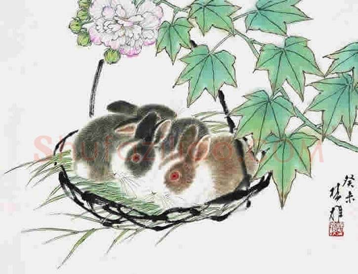 方楚雄工笔动物欣赏,很有乡土气息 | 书画资料