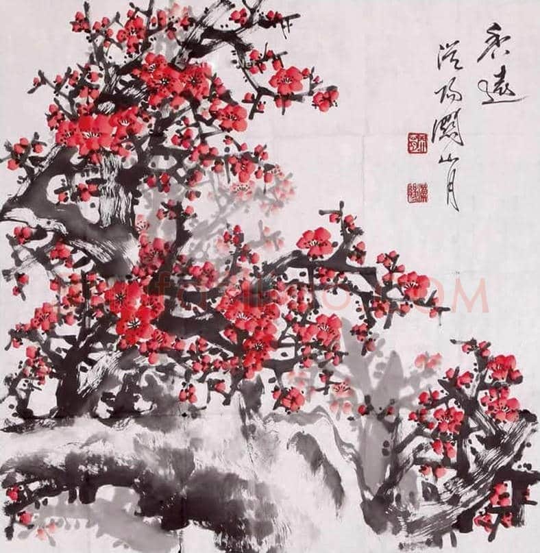 关山月最贵梅花作品都有哪些？ | 书画百科