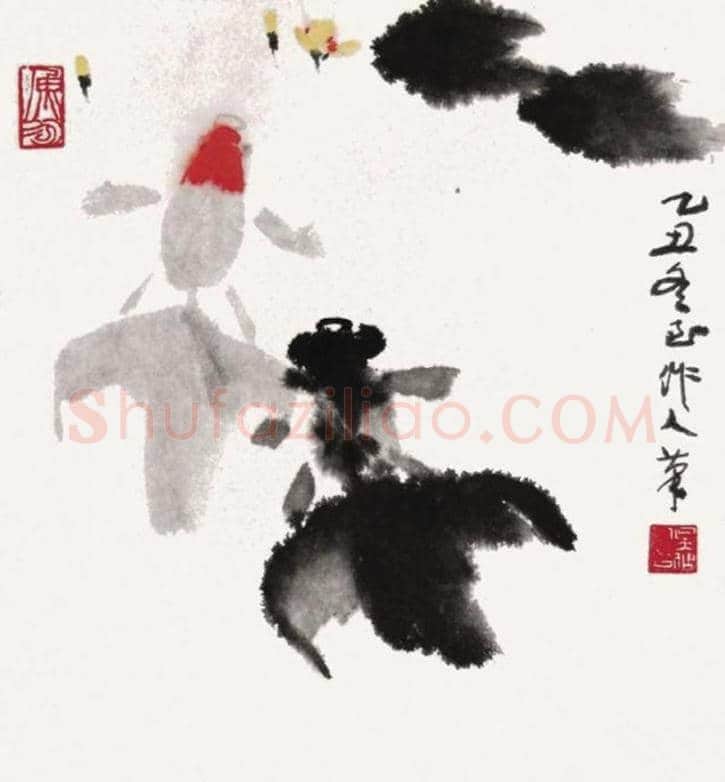 吴作人金鱼画作欣赏 | 书画文摘