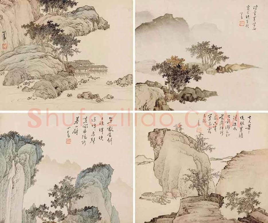 溥儒山水画欣赏 | 书画百科