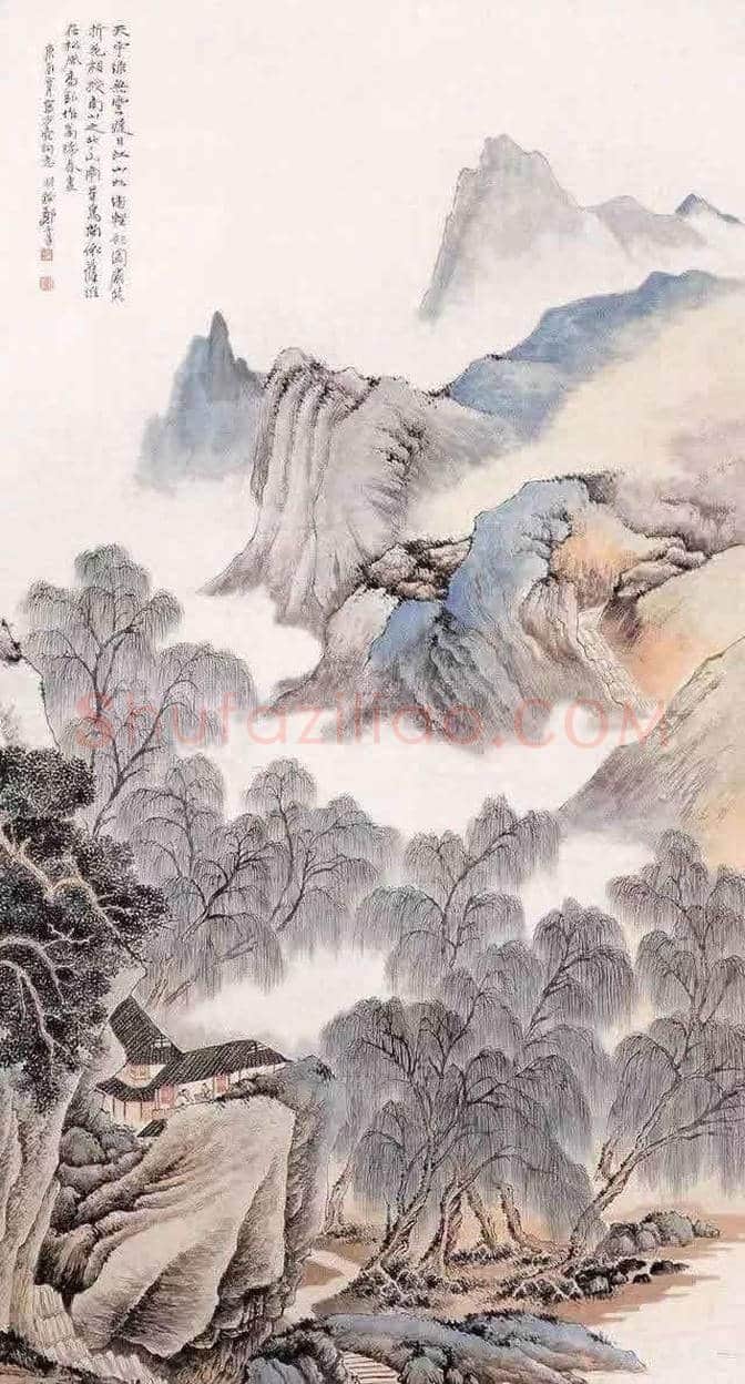 郑午昌画笔下的杨柳 | 书画文摘