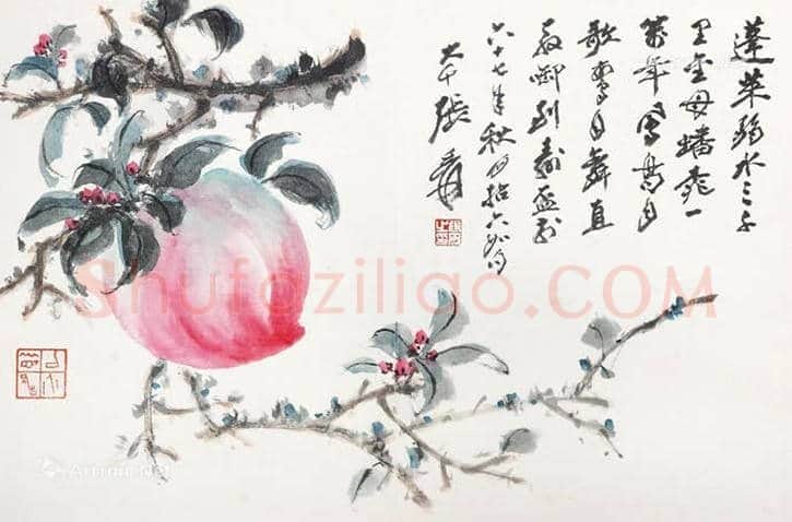 这二十位名家画的寿桃，精彩纷呈！ | 书画资料