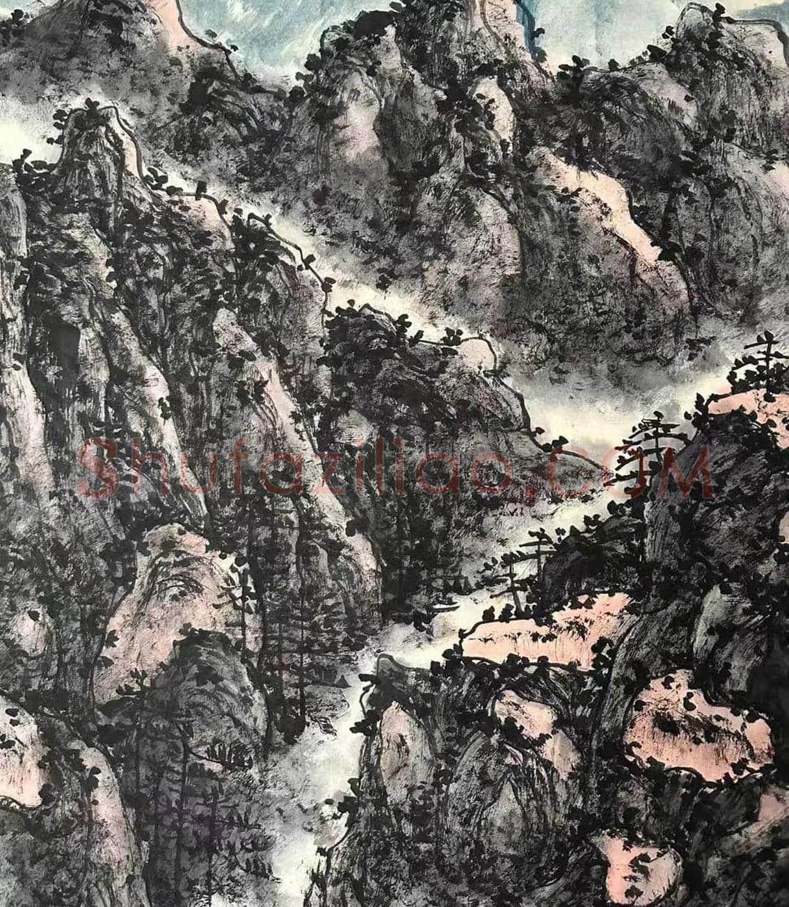 赖少其《四郭青山处处同》，珍品佳构 | 国画图片
