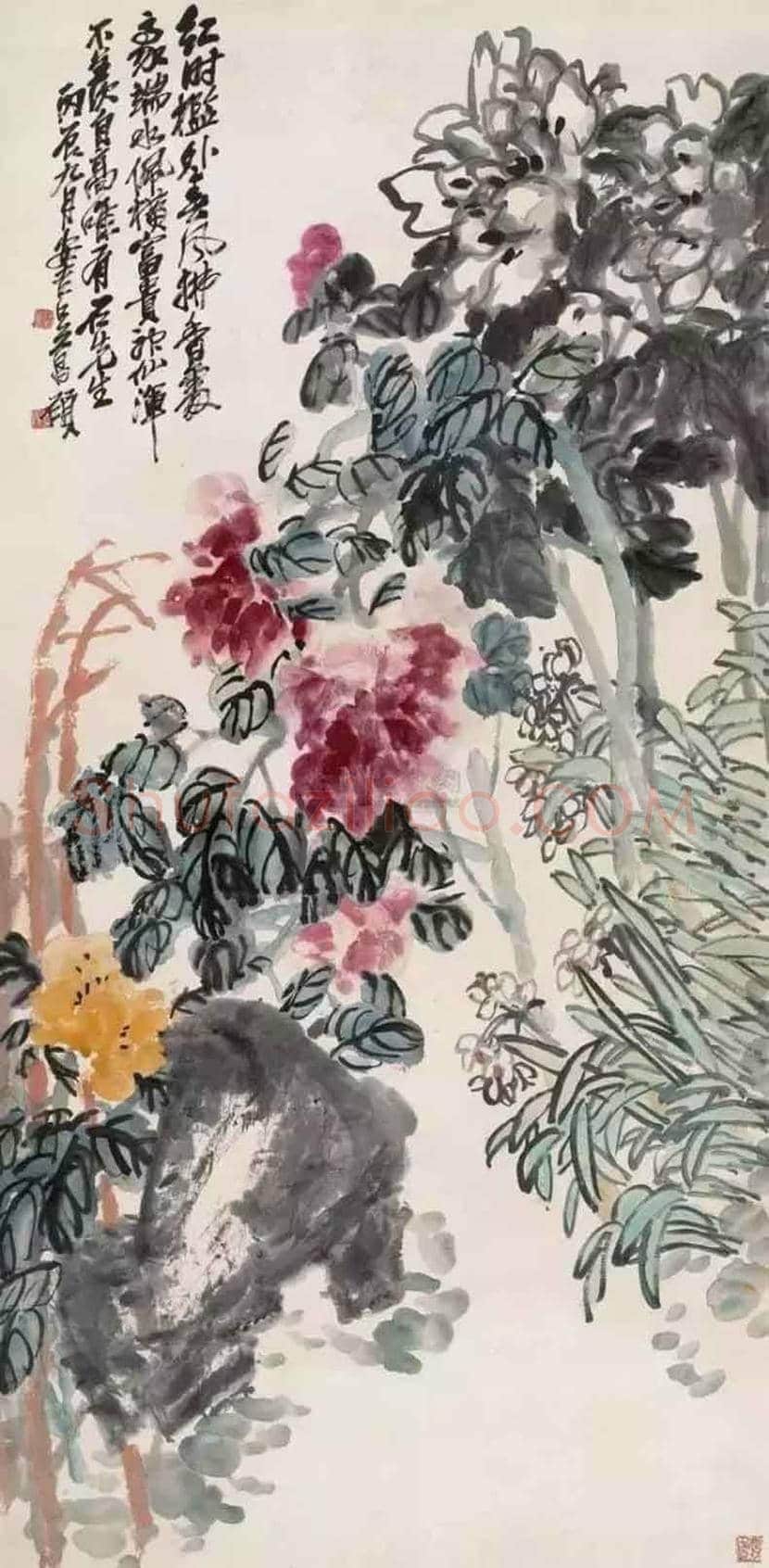 吴昌硕笔下的水仙，淡雅又清香四溢 | 书画科普