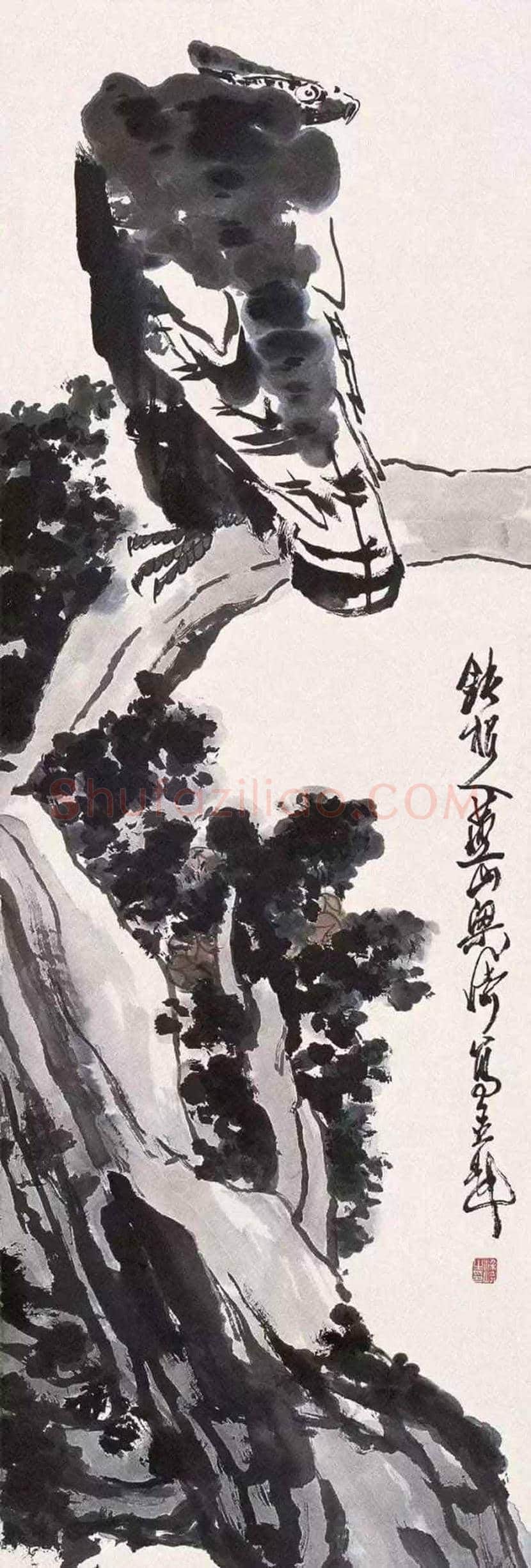 粱崎作品欣赏 | 书画讲解