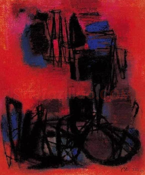 朱德群(1951-2004期间)作品欣赏 | 书画百科