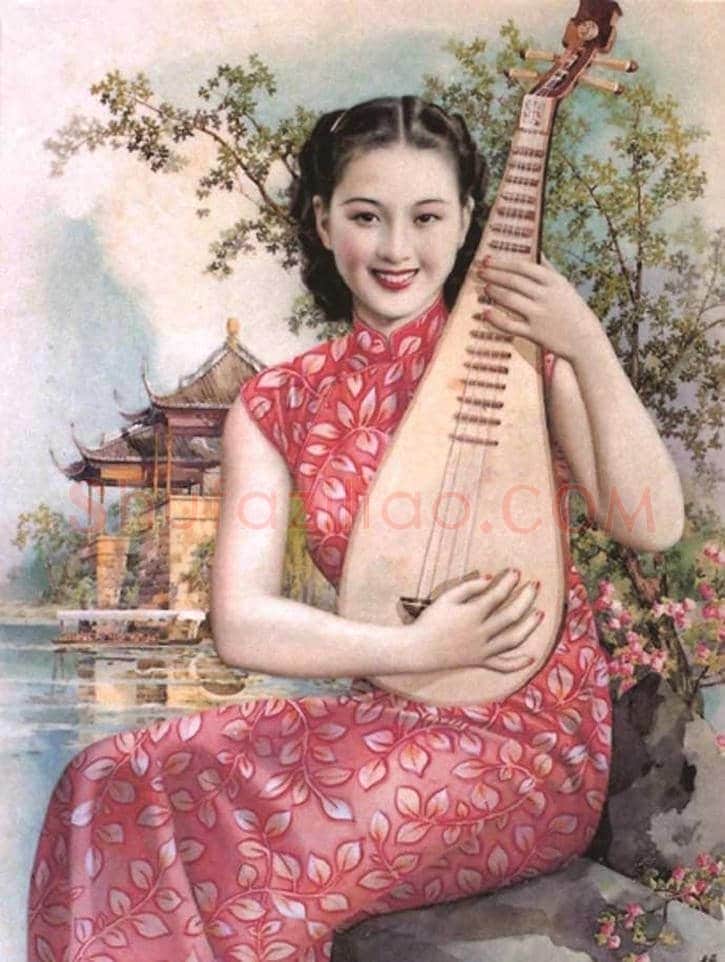 老上海月份牌的画法 | 书画资料
