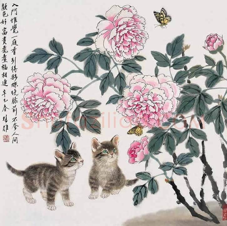 方楚雄工笔动物欣赏,很有乡土气息 | 书画资料