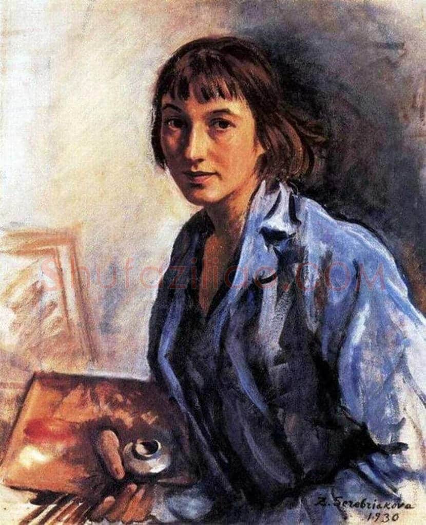 她是俄罗斯首位女画家,人美画更美! | 书画科普