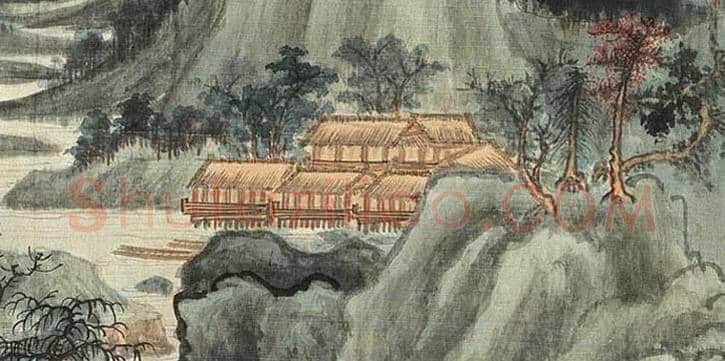 谢稚柳《水邨图》赏析 | 书画资料