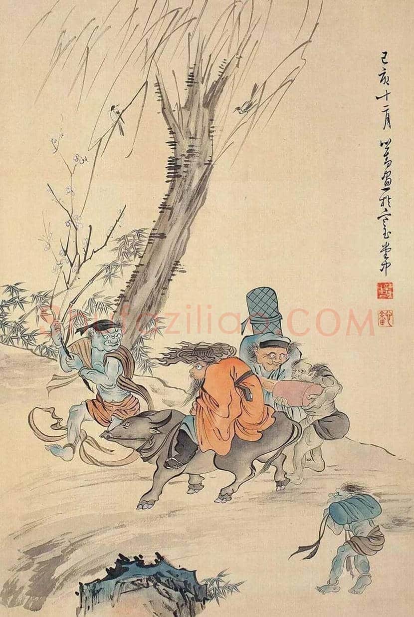溥儒笔下的妖魔鬼怪欣赏 | 书画讲解