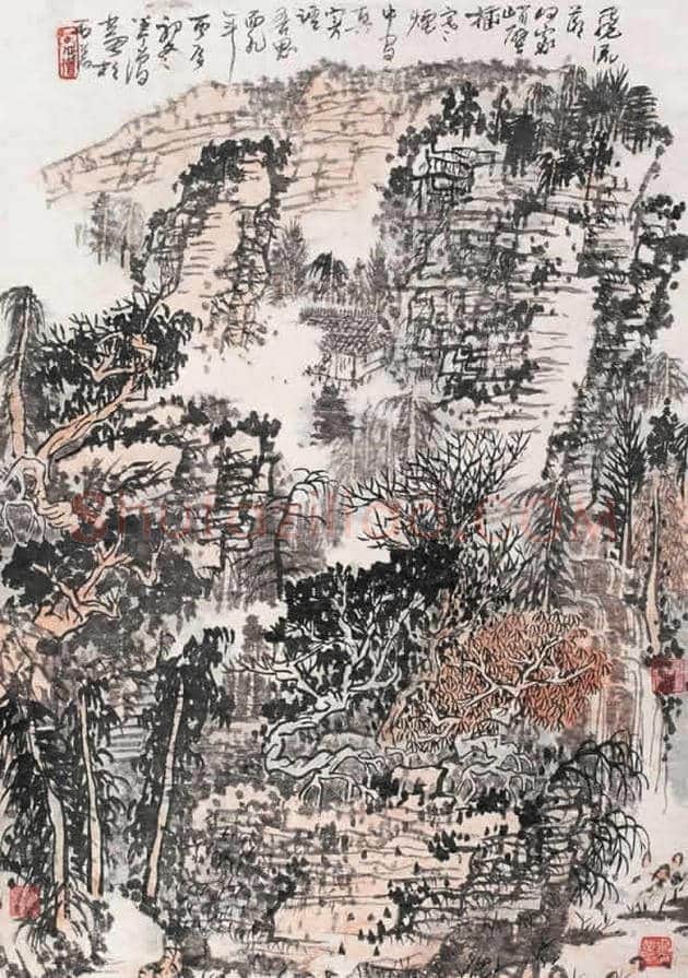 绘画奇人黄秋园作品欣赏(100幅) | 书画百科