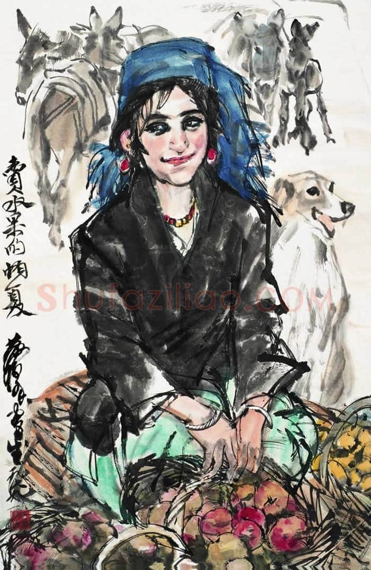 黄胄作品欣赏【高清大图】 | 书画知识