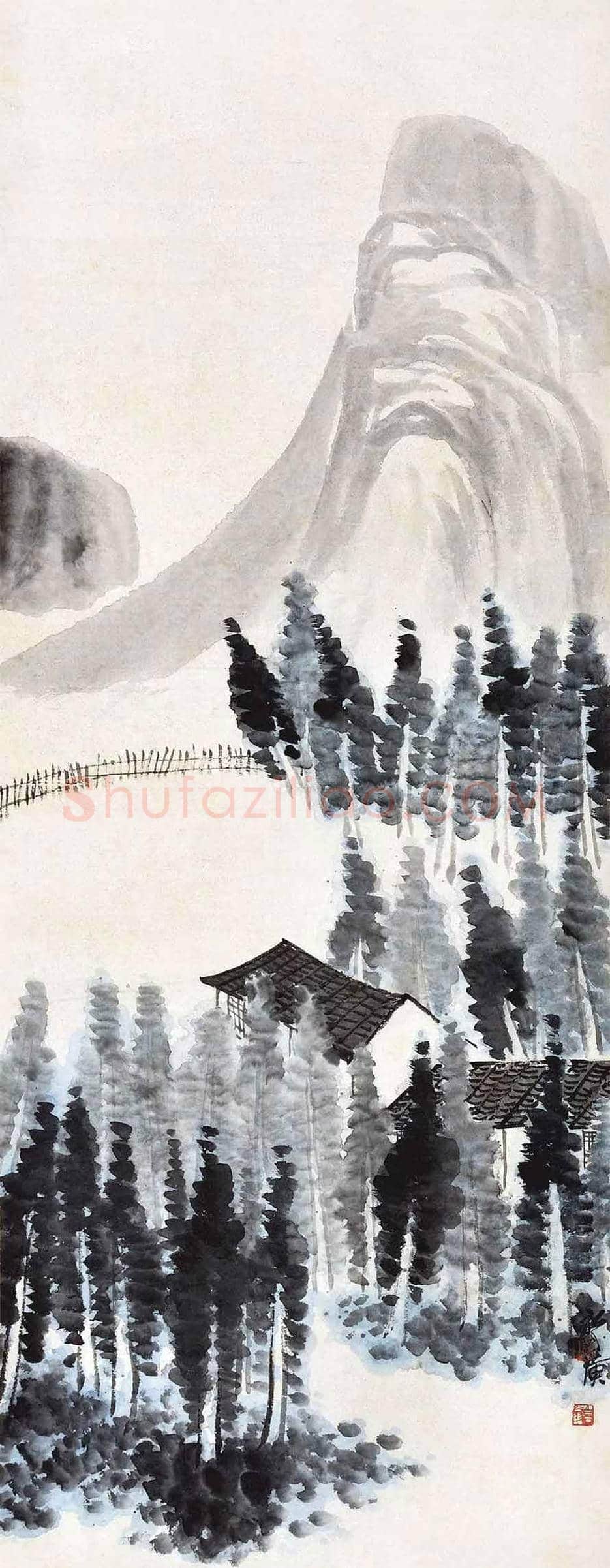 齐白石山水画成交价格Top20 | 书画资料