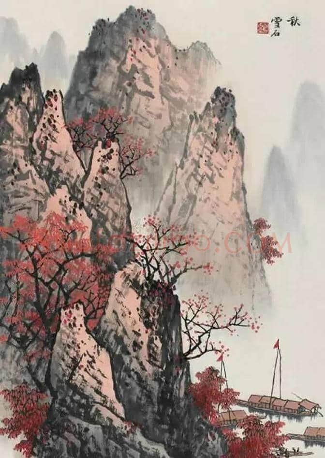 白雪石绘画作品《桂林山水》欣赏(100幅) | 书画文摘
