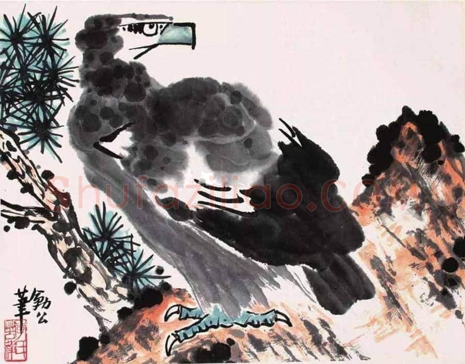 李苦禅画的鹰目前市场价格是多少？ | 书画百科