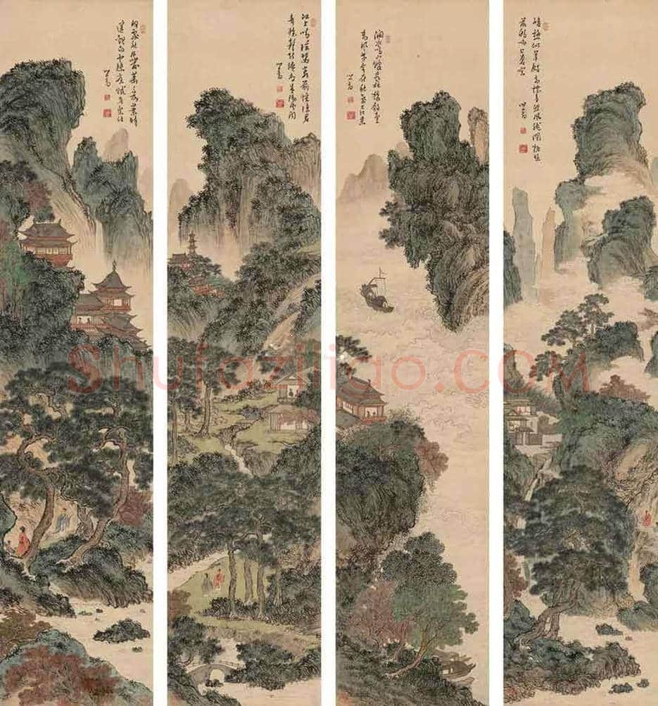 溥儒山水画欣赏 | 书画百科