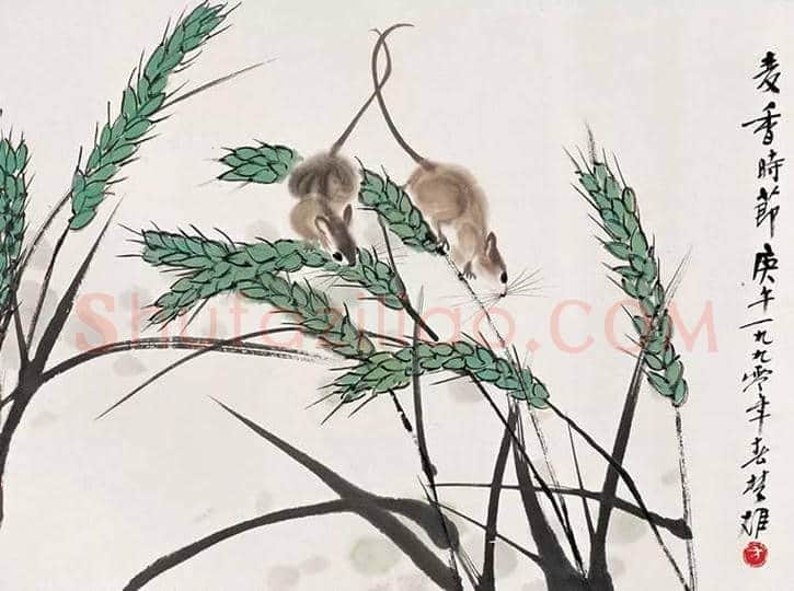 方楚雄工笔动物欣赏,很有乡土气息 | 书画资料