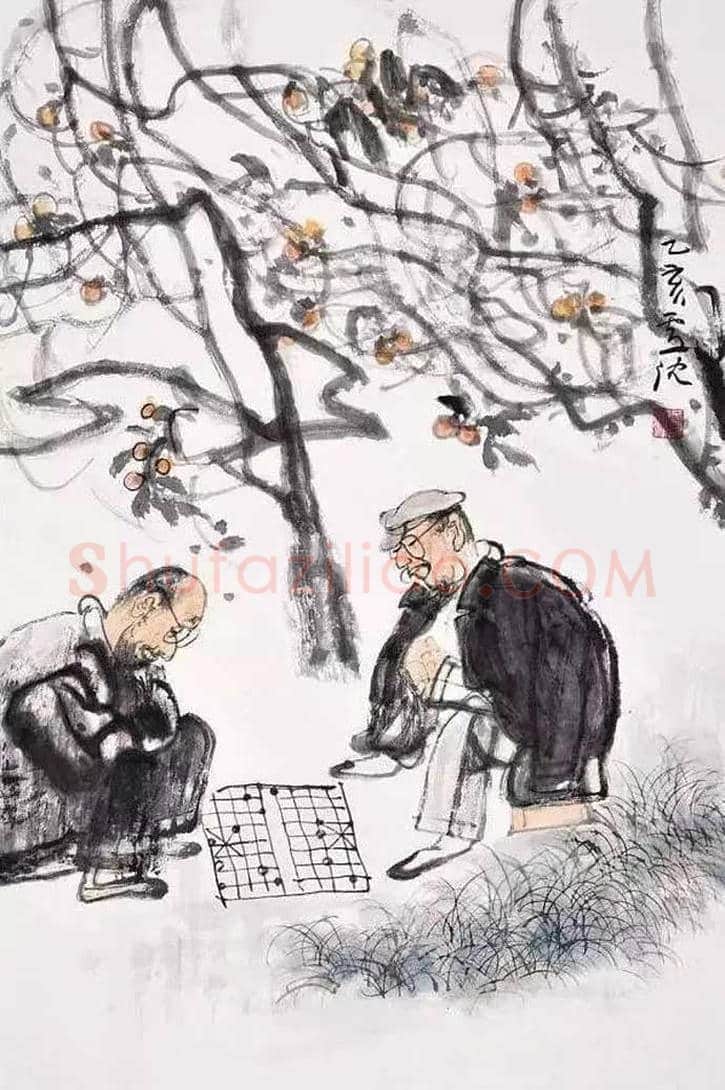 卢沉水墨人物画作品欣赏 | 书画资料