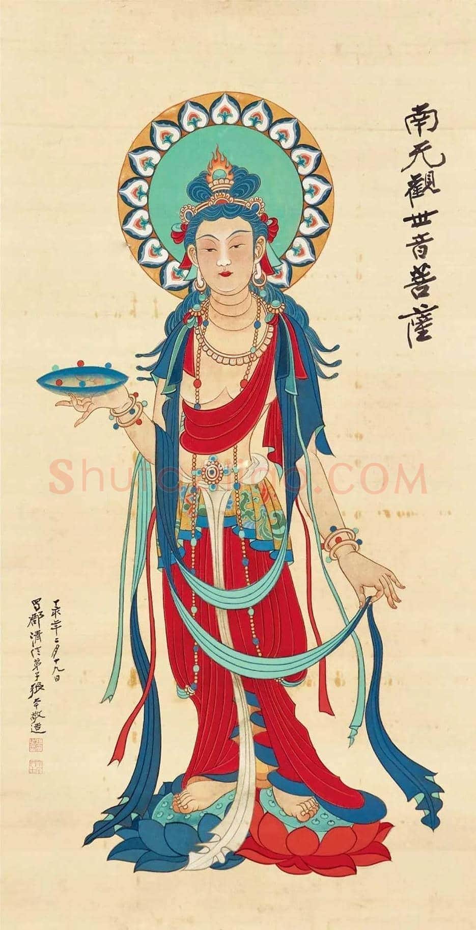 张大千宗教题材作品市场价格 | 书画科普