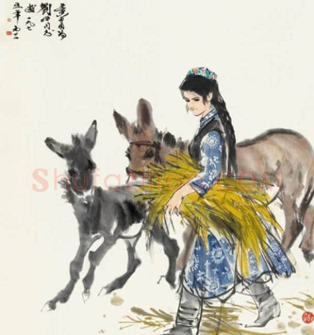 黄胄字画价格，黄胄的驴一平尺多少钱 | 书画百科
