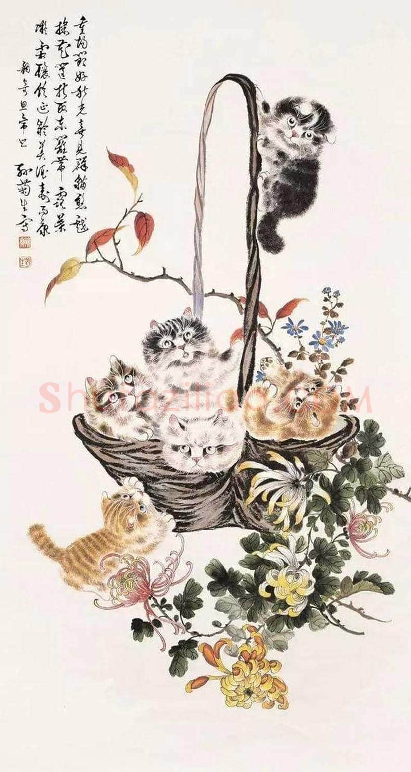 名家画猫作品欣赏 | 书画文摘