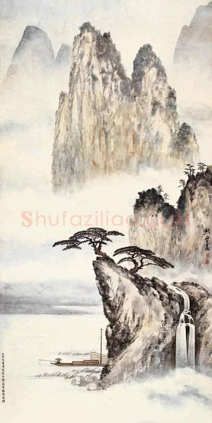 吴镜汀山水画欣赏 | 书画知识