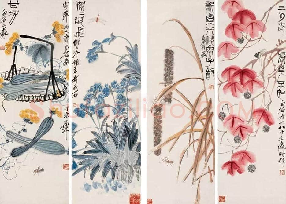 齐白石拍卖最贵的花鸟画都有哪些？ | 书画百科