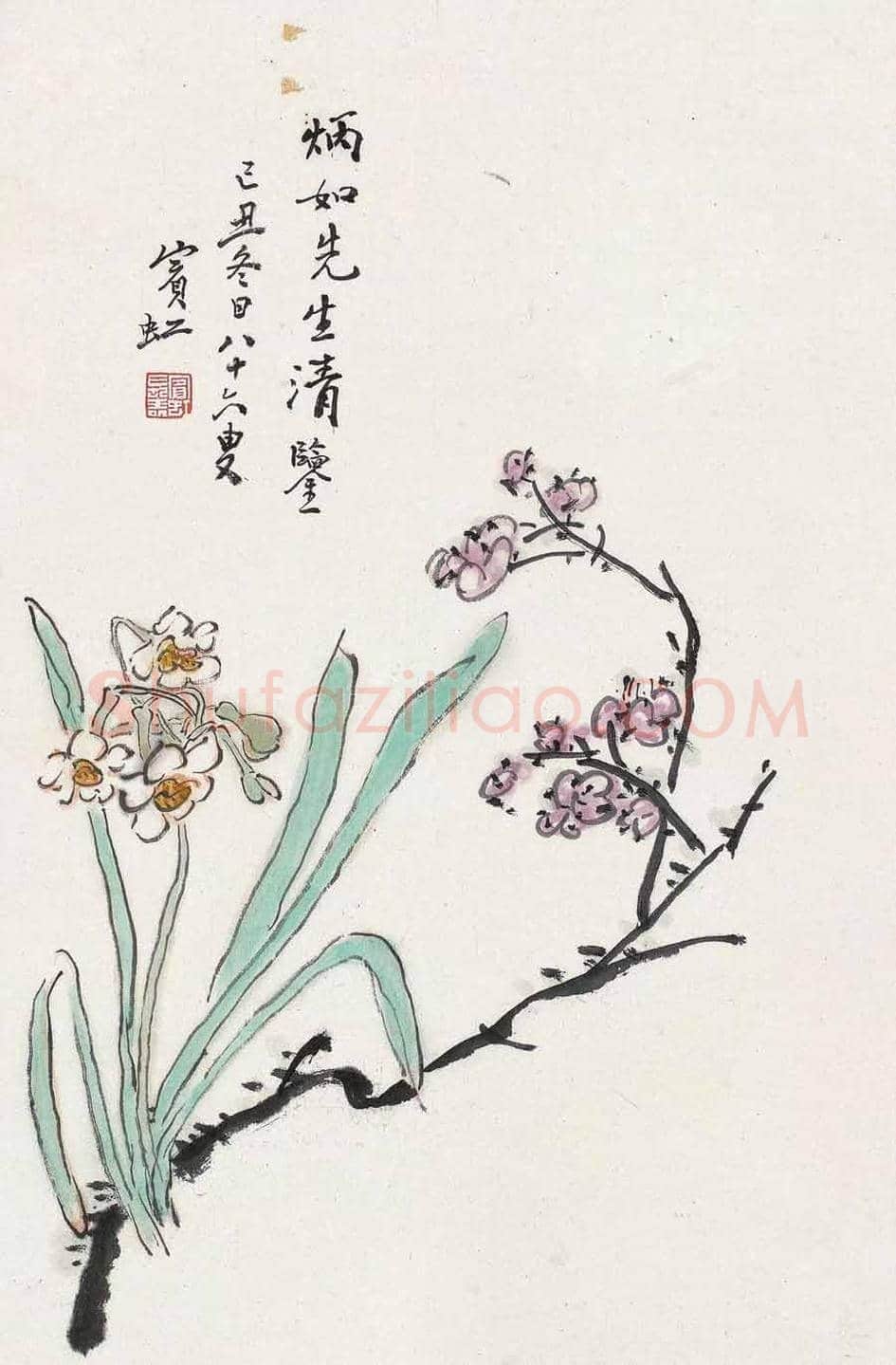 名家笔下的水仙,万种风情,尽在不言中! | 书画百科