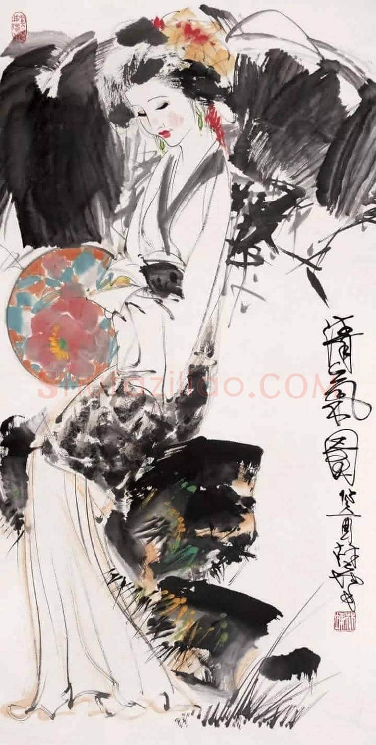 林墉精品水墨人物作品欣赏 | 书画讲解