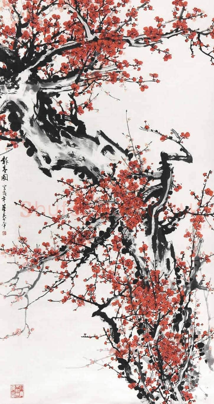 董寿平红梅图拍卖价格top10 | 书画常识