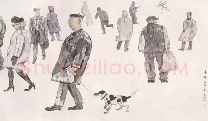 卢沉水墨人物画作品欣赏 | 书画资料
