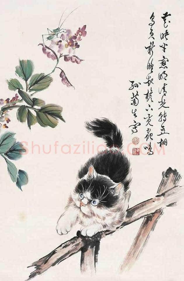 物理老师业余画猫，人称猫王！ | 书画文摘