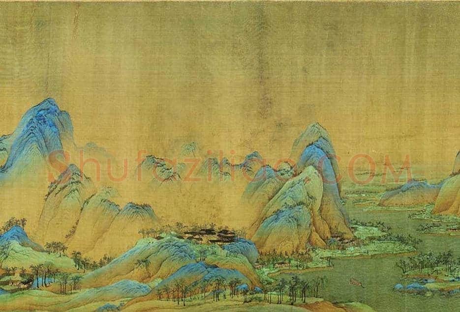 北宋王希孟《千里江山图卷》欣赏 | 书画学堂