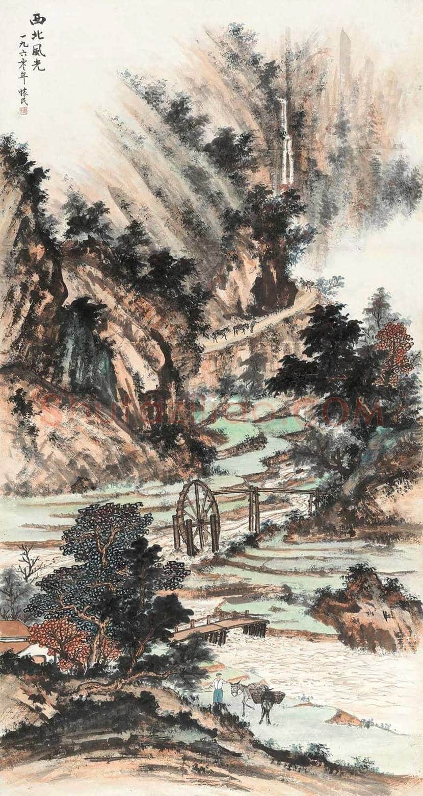 周怀民山水画作品欣赏 | 书画科普