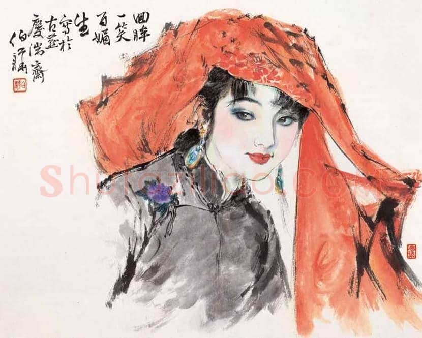 白伯骅笔下的美女 | 书画科普