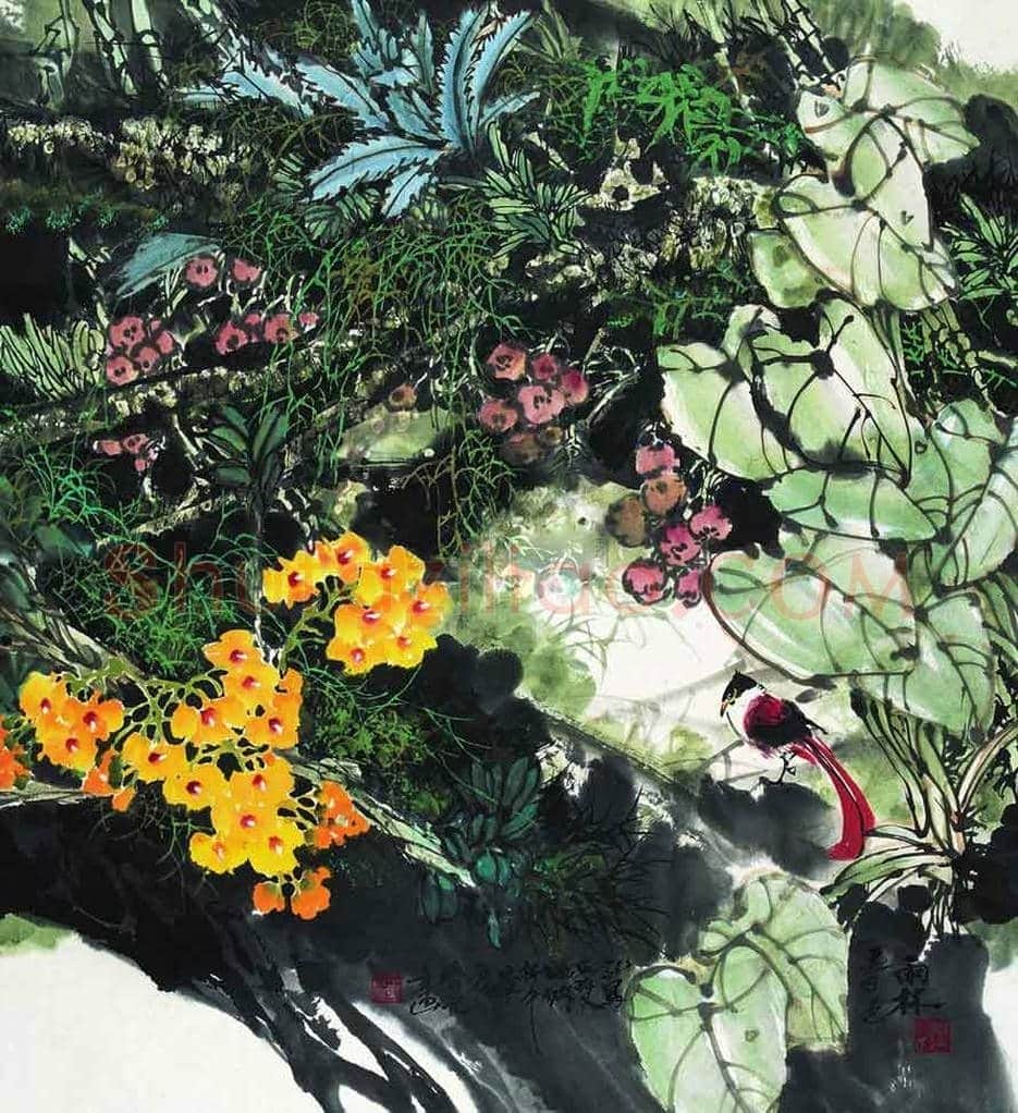 王晋元花鸟画作品欣赏 | 书画学堂