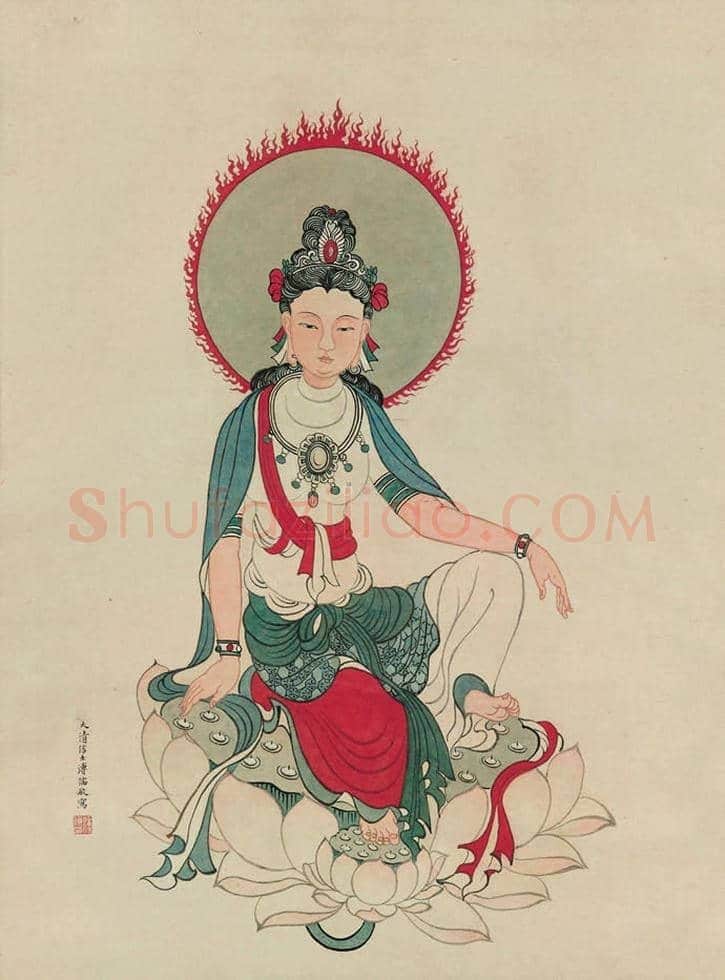 溥儒笔下的观音,亦是对母亲感情的寄托 | 书画文摘
