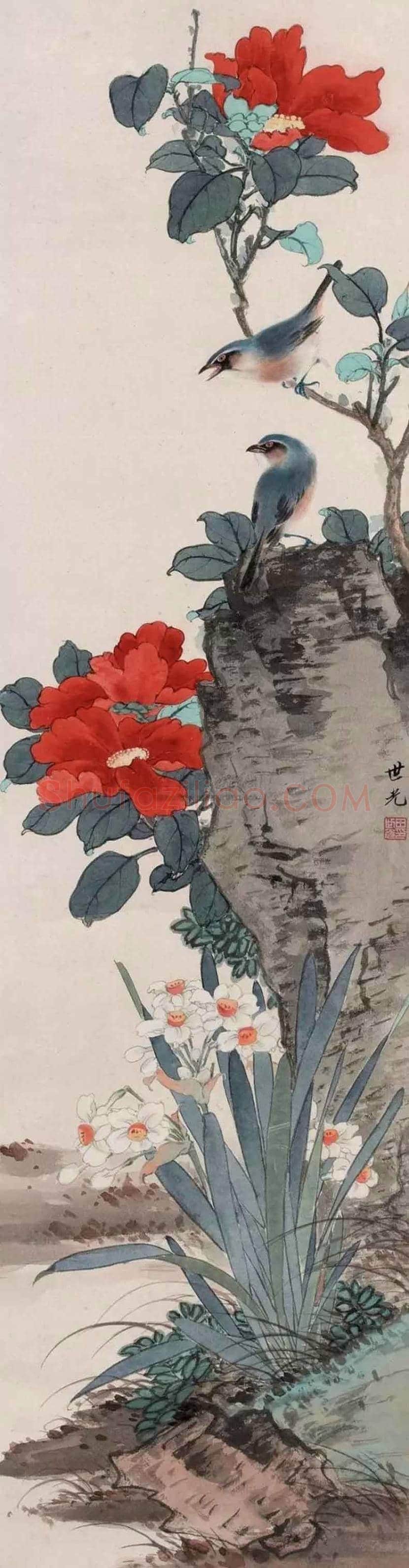 田世光花鸟画作品欣赏 | 书画科普