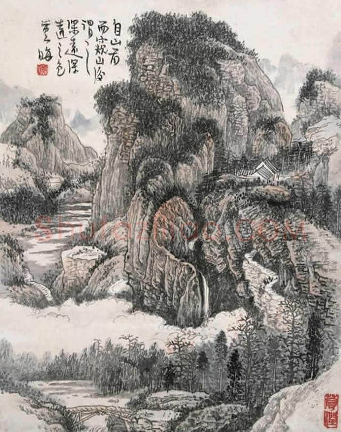绘画奇人黄秋园作品欣赏(100幅) | 书画百科