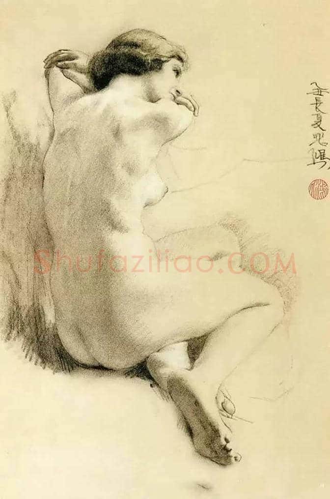 徐悲鸿素描作品（大全） | 书画文摘