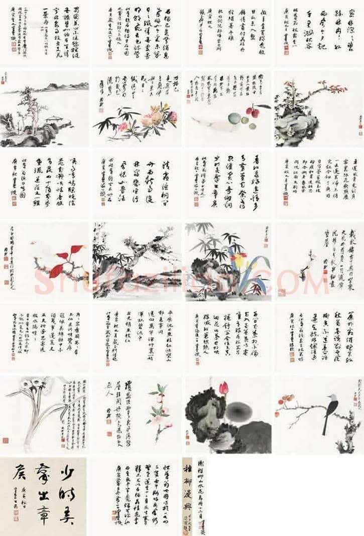 丹青伉俪谢稚柳和陈佩秋的合作作品拍卖与欣赏 | 书画文摘