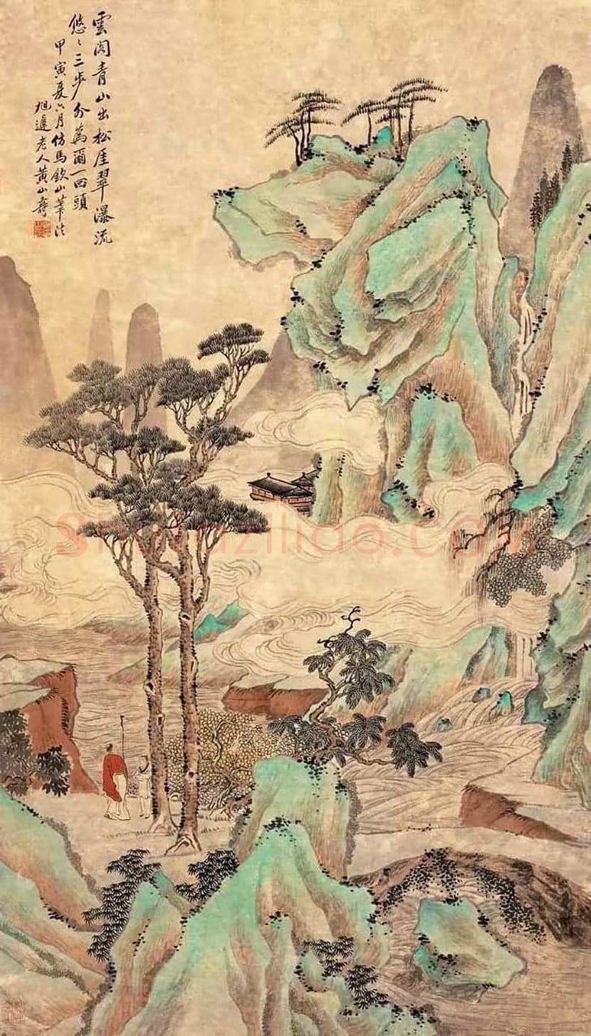 黄山寿山水画作品欣赏 | 书画科普