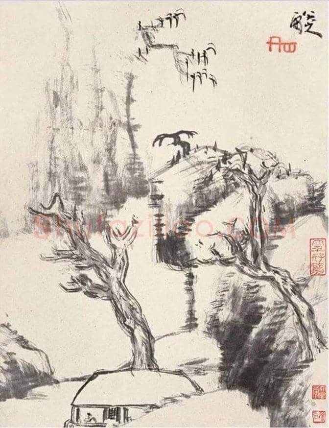 张大千旧藏！八大、石涛的合作之作《杂画册》 | 书画百科