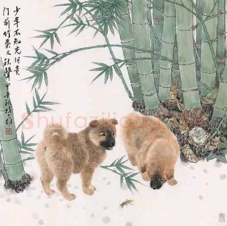 方楚雄工笔动物欣赏,很有乡土气息 | 书画资料