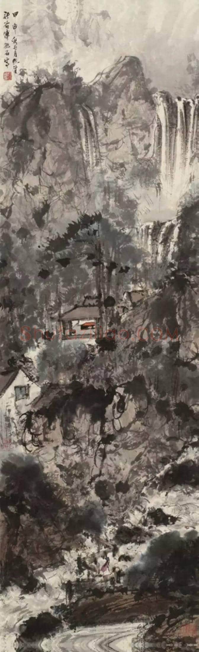傅抱石绘画所呈现的中国古詩意境【名人字画欣赏】 | 书画学堂