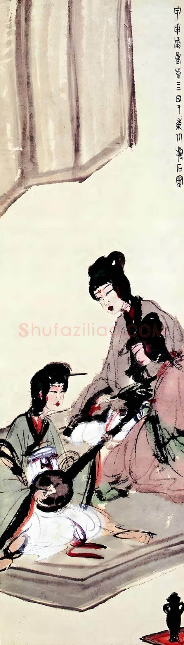 傅抱石人物画大全 | 书画学堂